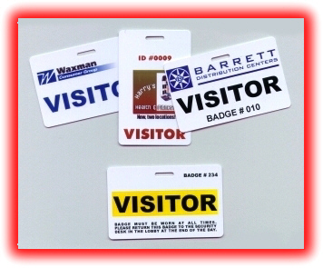 further examples of deluxe visitor badges